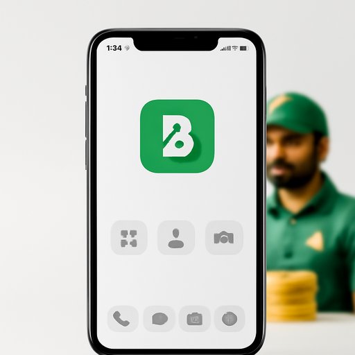 BV999 موبائل ہوم اسکرین پر ایپ آئیکن